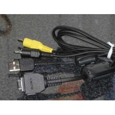 CABO USB AV SONY LINHA W30 W50 W55 W110 W200 T300